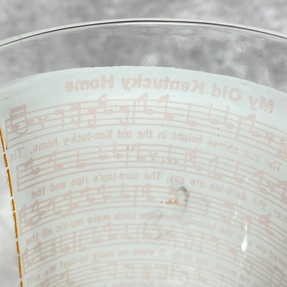 Hazel Atlas Big Top Peanut Butter Glass "My Old Kentucky Home" Song Lyrics Mug - Picture 8 of 9